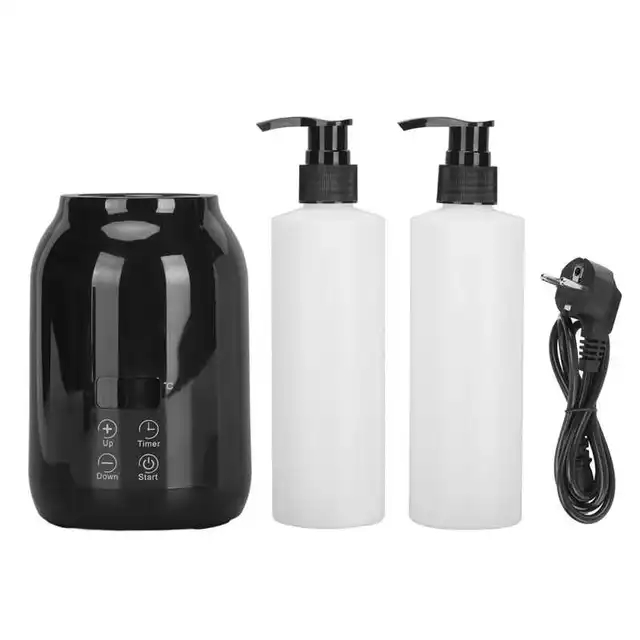 Oil Bottle Heater LED Display Temperature Adjust Single Massage Oil Bottle Warmer 110‑240V