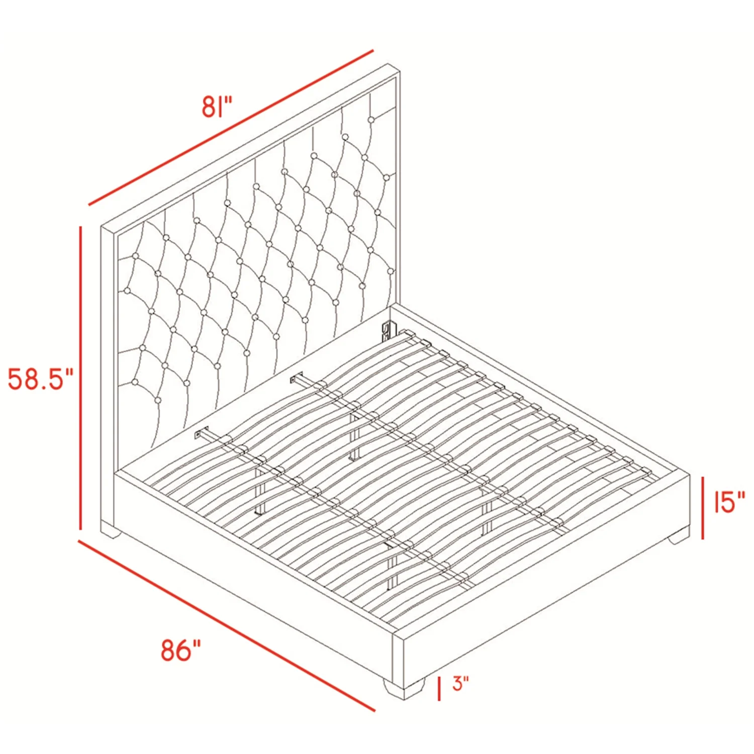 Meridian Furniture Lexi Green Velvet King Bed