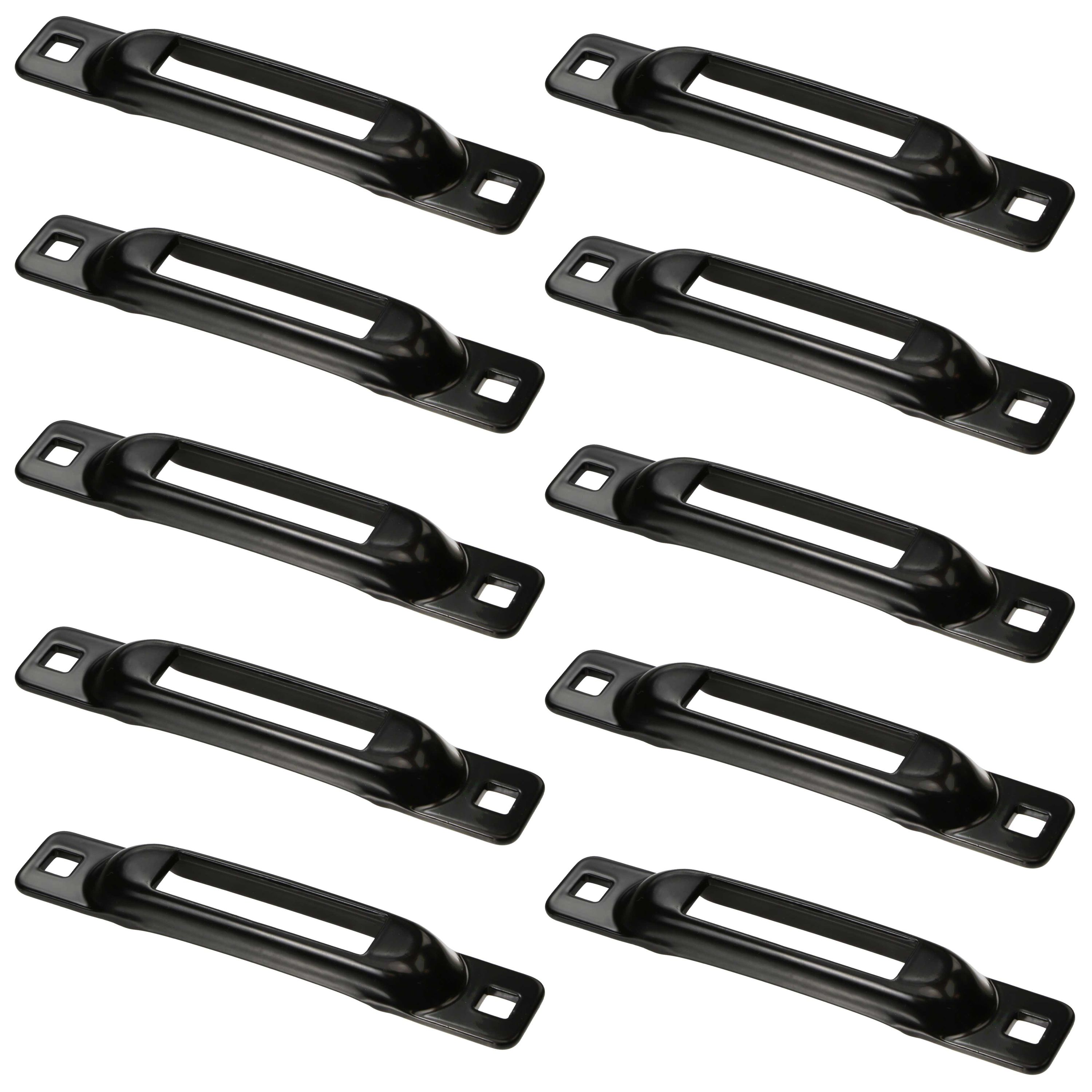 E-Track Single - Black Painted - 10 Pack