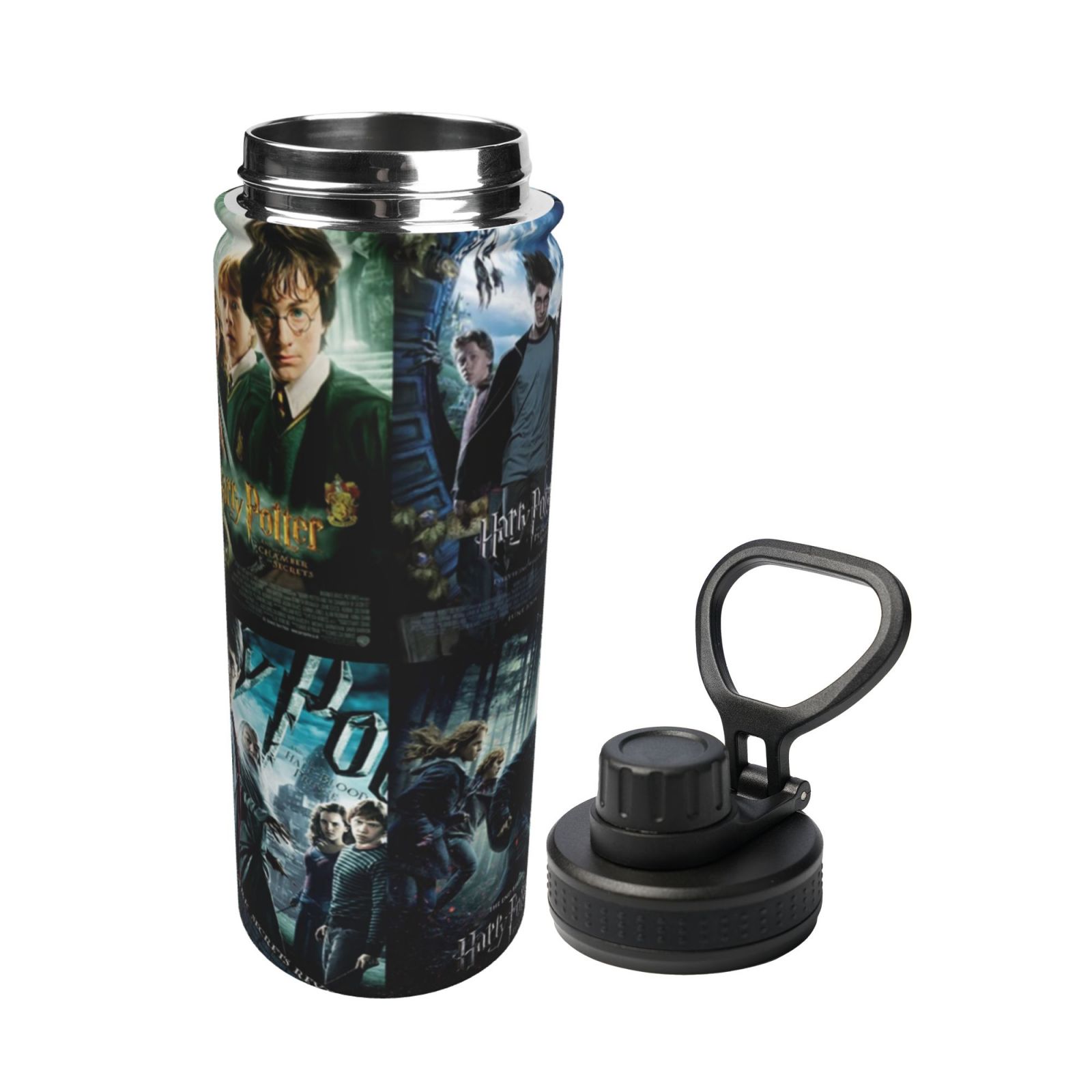 Harry Potter Sports Insulated Water Bottles Kettle Stainless Steel Portable Cup18OZ For Travel Gym School