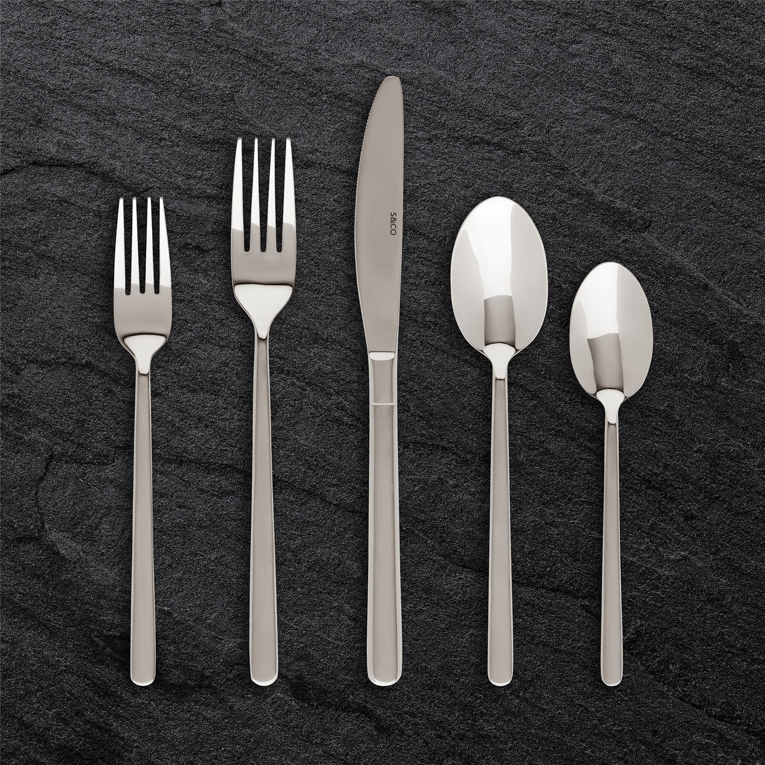 Safdie & Co - Stainless Steel Flatware/Cutlery Set, 20 Pieces, Dishwasher Safe