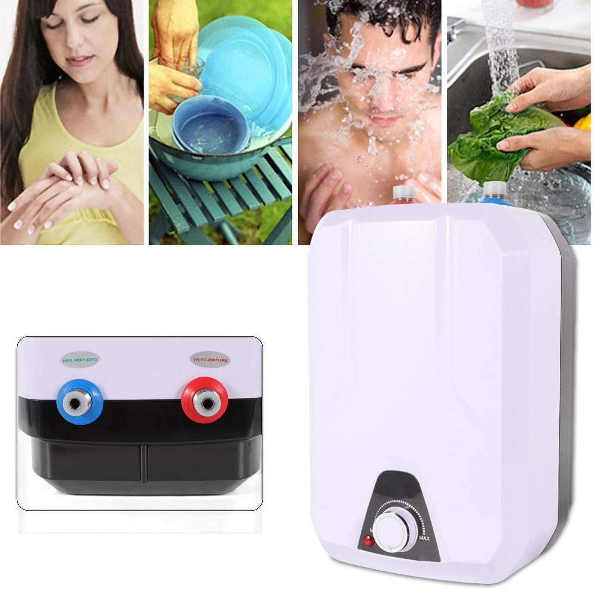 MONIPA Water Heater, Instant Hot Water Heater Electric House Shower Sink