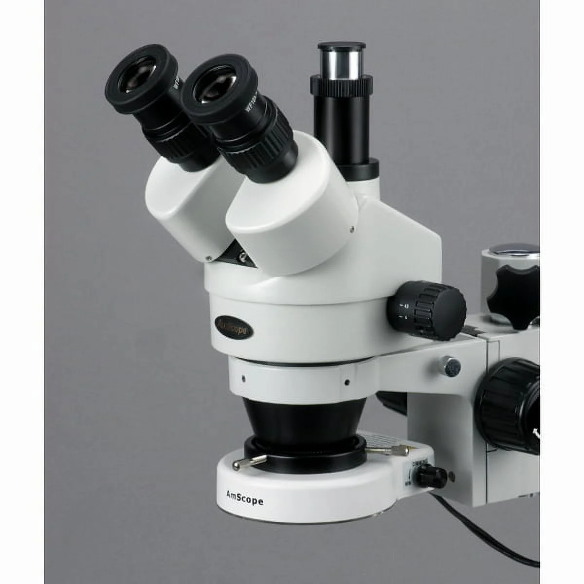 AmScope SM-3TY-80S Professional Trinocular Stereo Zoom Microscope, WH10x Eyepieces, 7X-90X Magnification, 0.7X-4.5X Zoom