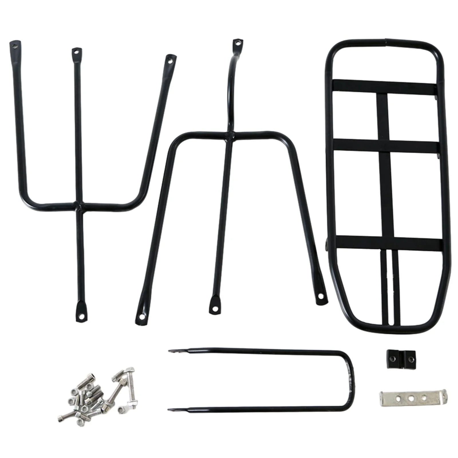 AMLESO Rear Cargo Rack Bike Rear Rack Pannier Rack Replacement Carrier Bracket Panniers Durable Carrier Rack