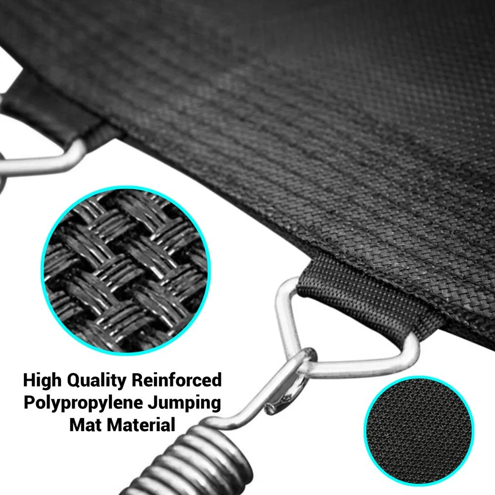 SereneLife ASTM Approved Trampoline W/ Net Enclosure Stable, Strong Kids & Adult Trampoline W/ Net