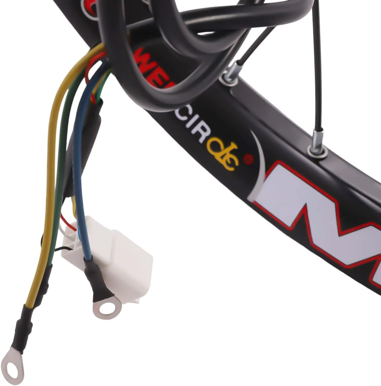 Miumaeov 26 inch 72V Rear Wheel Motor Electric Bicycle Conversion Kit 2000W E Bike w/LCD