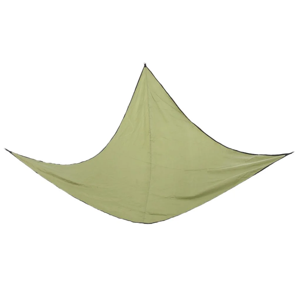 Outdoor Triangle Tent Tarp Sunshade Green 3x3x3m