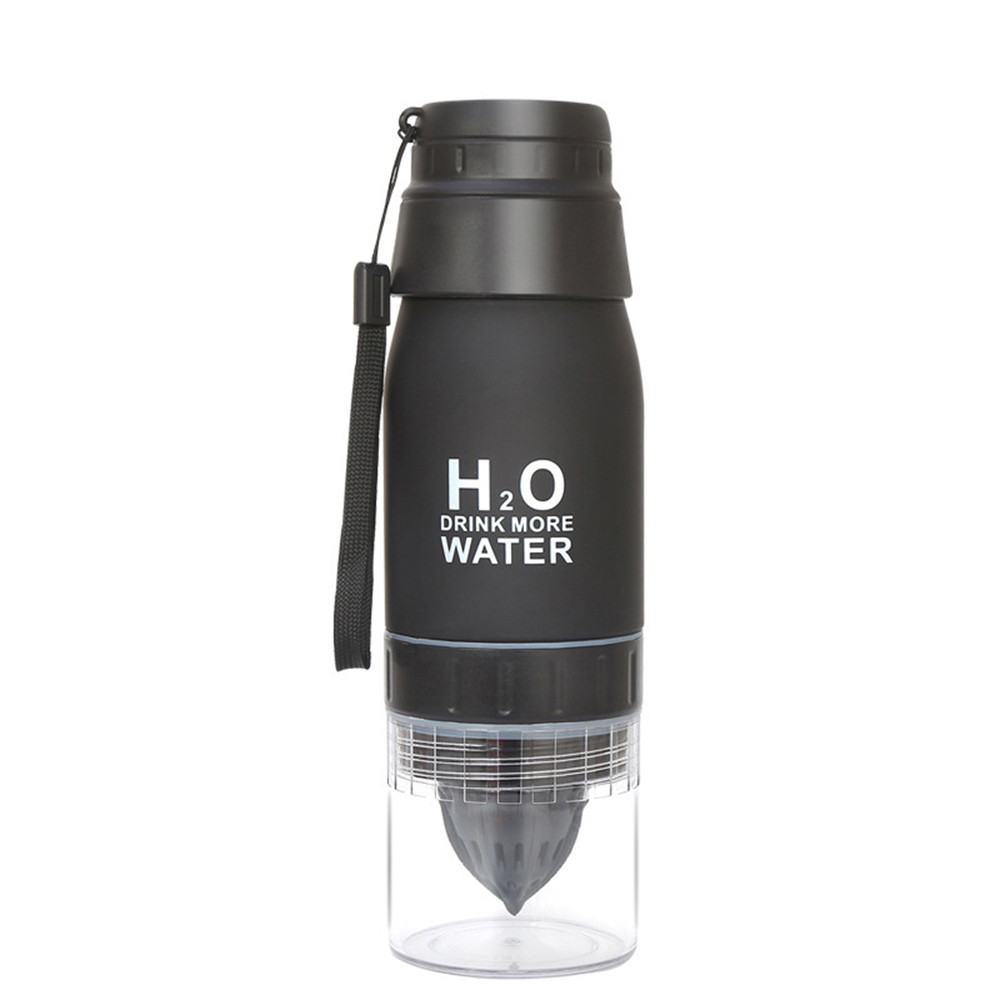 Siaonvr NEW 650ML Lemon Cup H2O Drink Water Bottle Drink More Water Drinking Bike Bottle