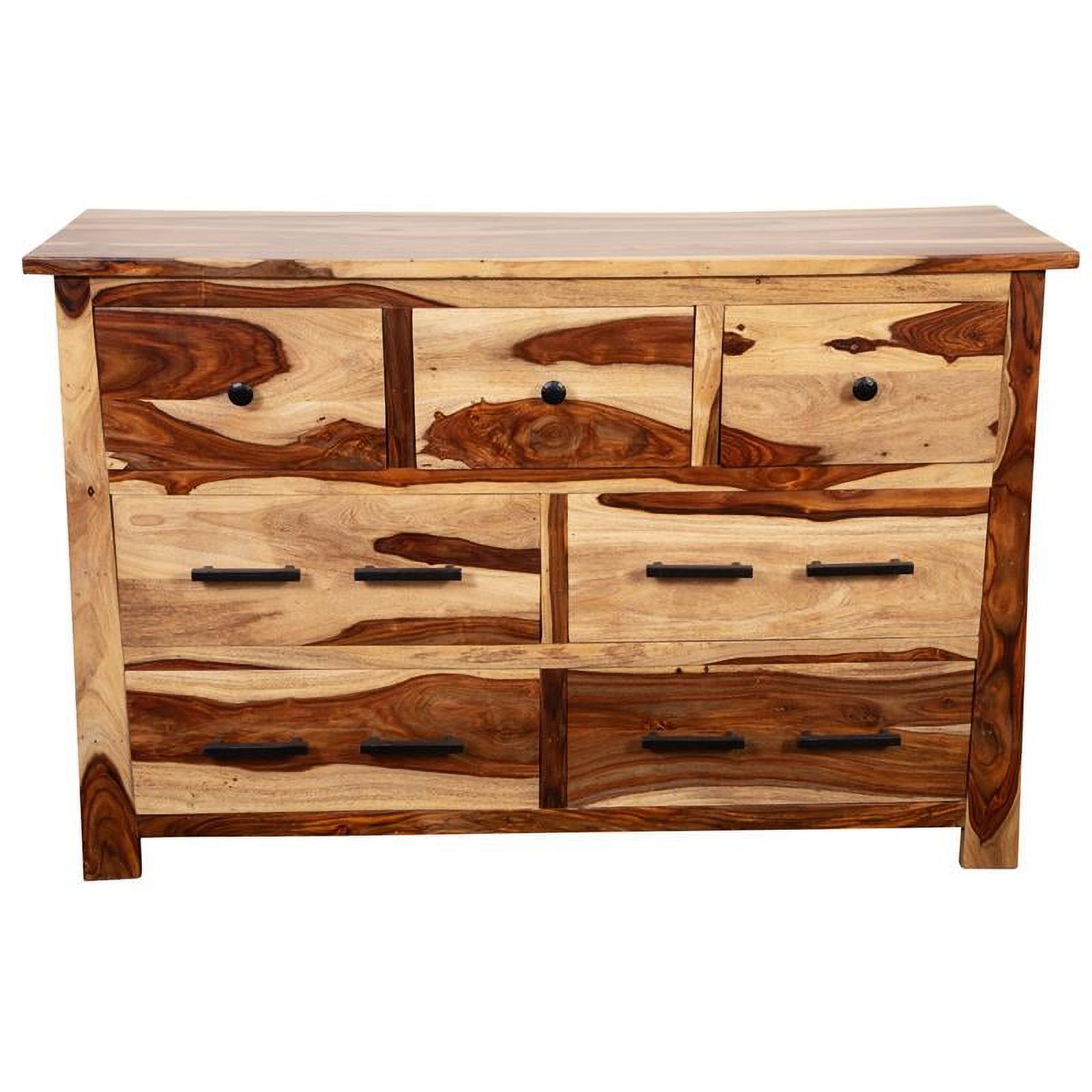 Missoula Solid Sheesham Wood 7 Drawer Dresser