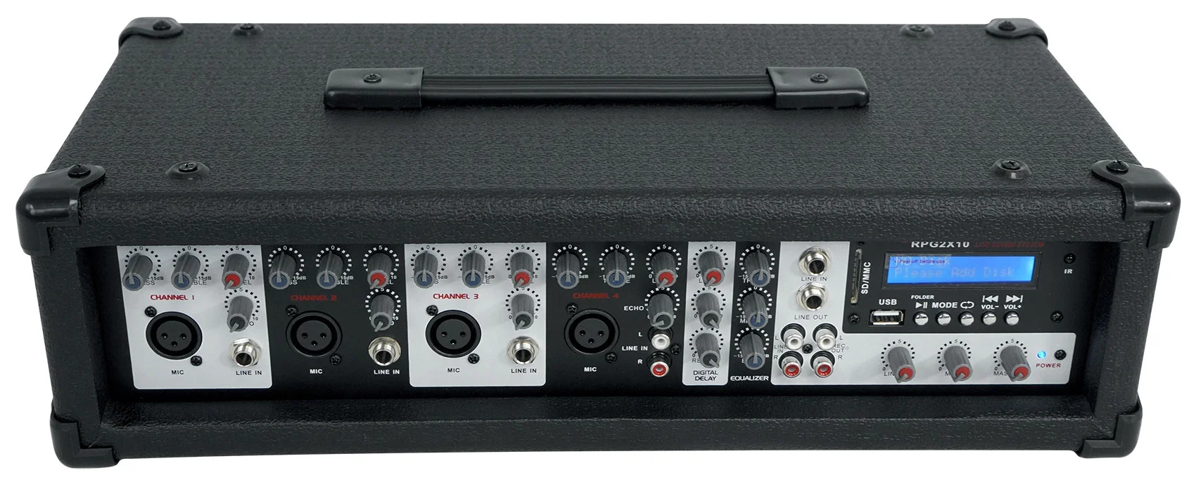 Rockville RPG2X10 Package PA System Mixer/Amp+10