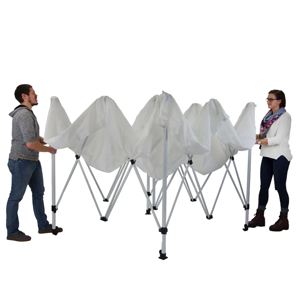 Vispronet 10x10 Canopy Tent Frame, Adjustable Steel Frame, Clearance Height of 7.2ft, Frame Only