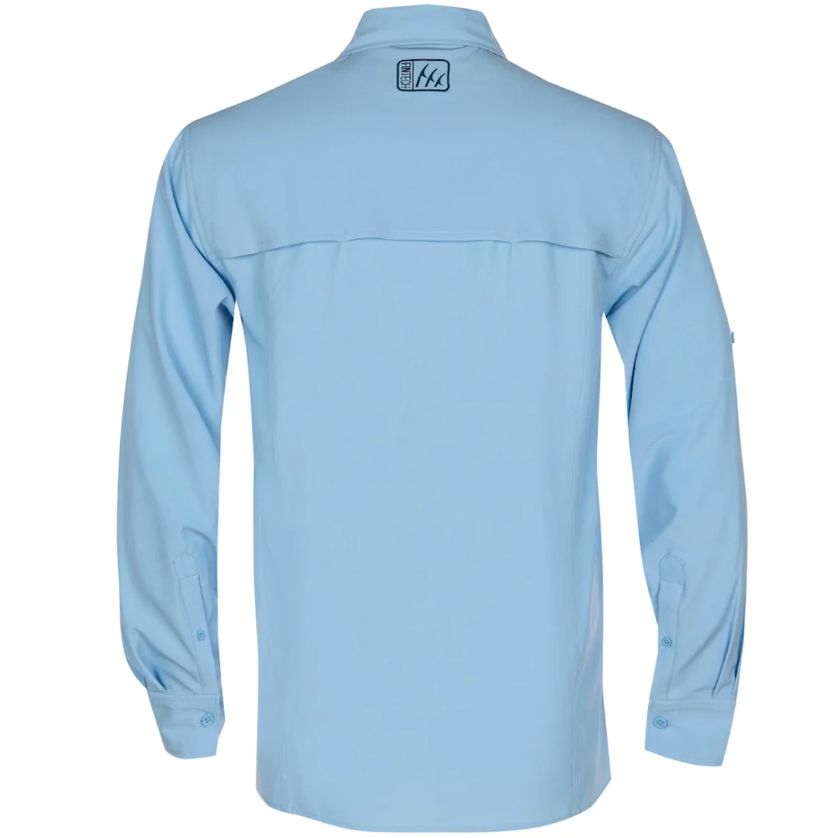 Fintech Deep Sea Woven Long Sleeve Shirt - XL - Powder Blue
