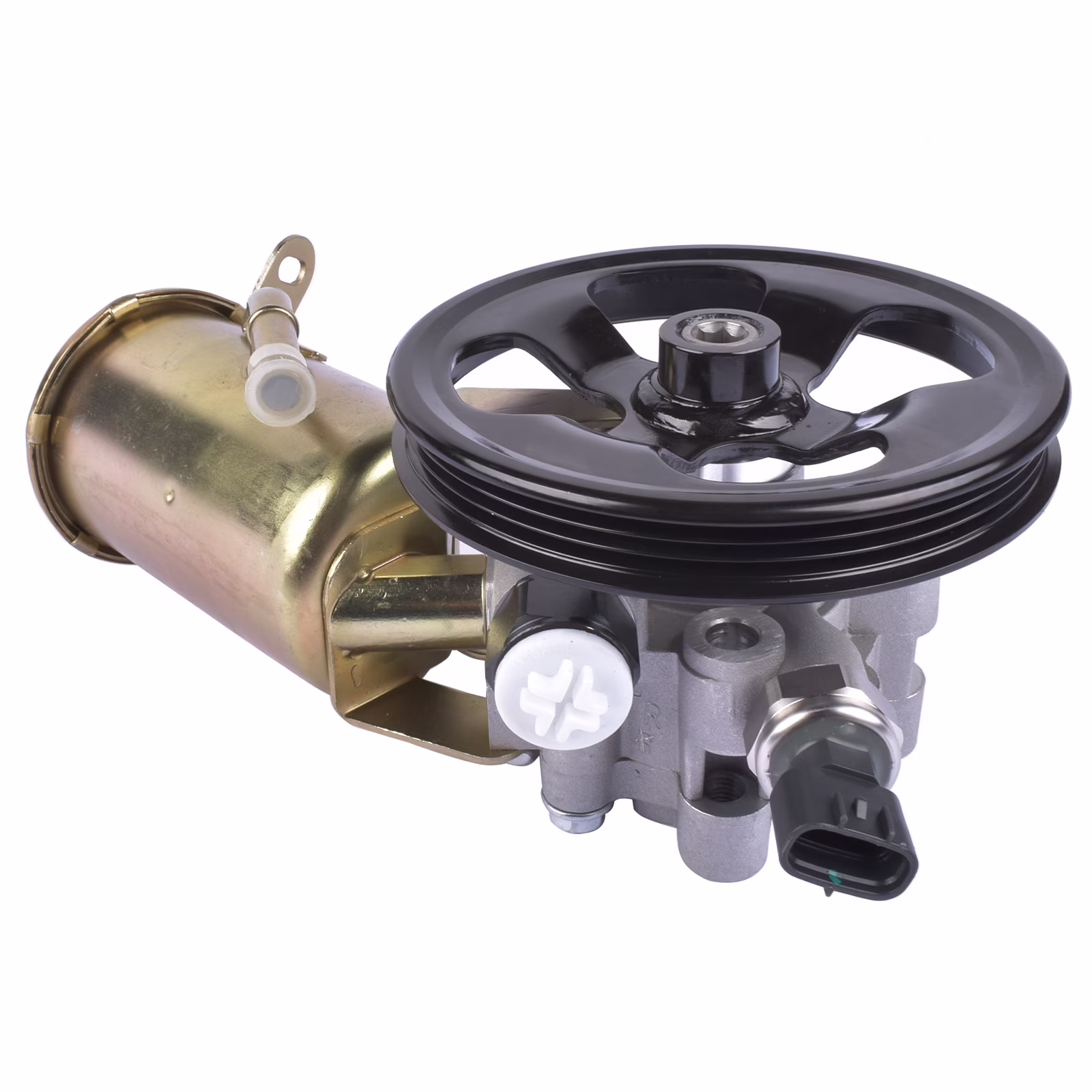 GELUOXI Power Steering Pump w/ Pulley & Reservoir for 00-06 Toyota Echo Scion xA xB 1.5L 44310-52020