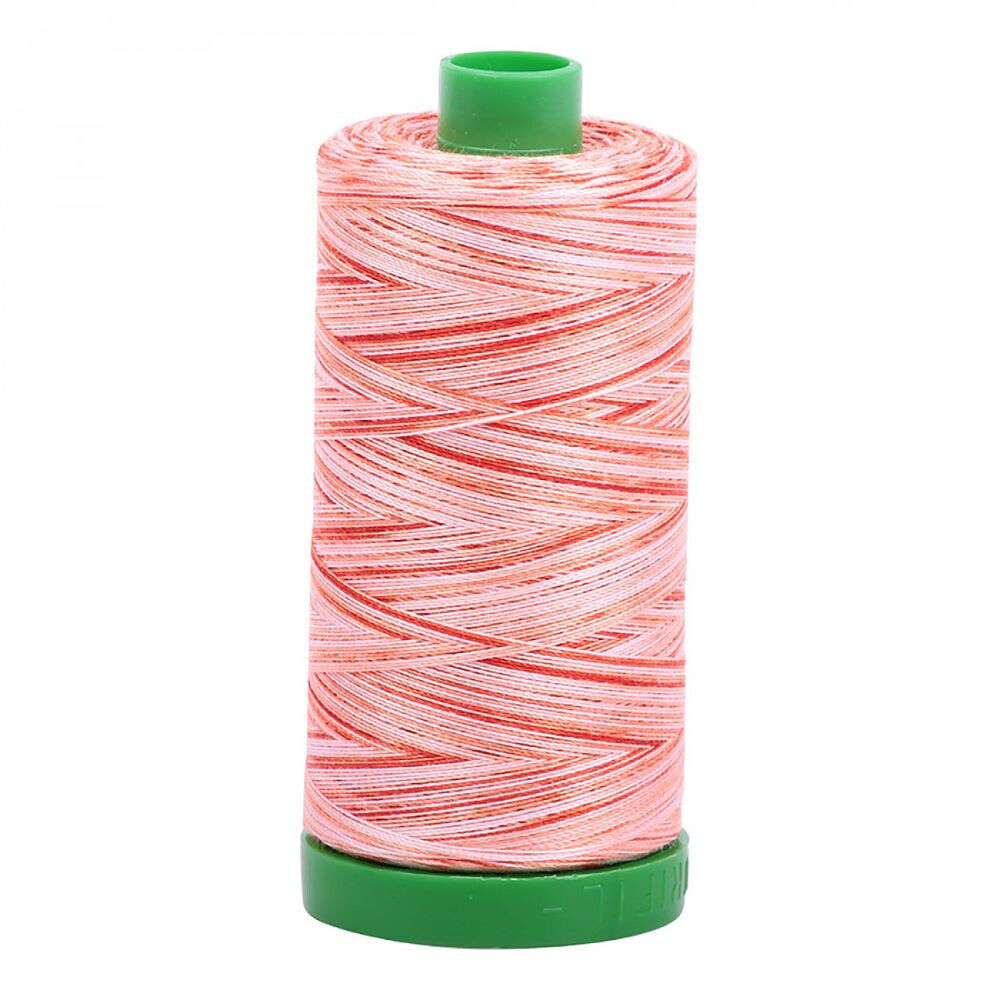 Aurifil Mako Cotton Thread Mango Mist Variegated 4659 40wt 1049yd