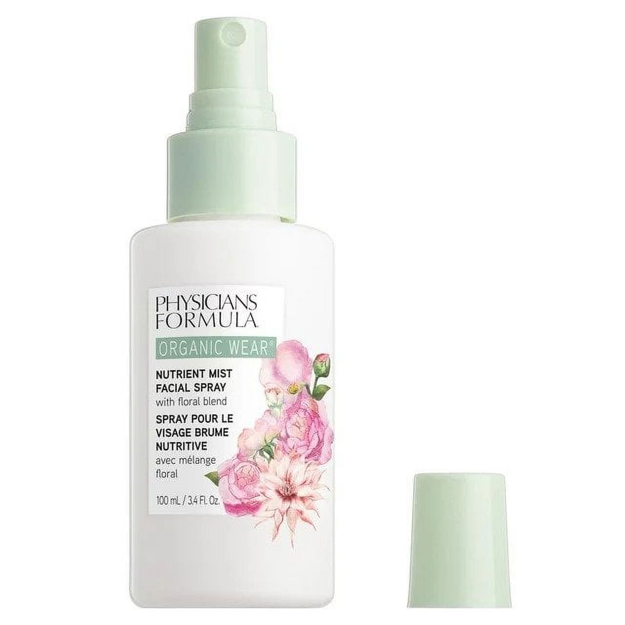 2 PACK PHYSICIANS FORMULA ORGANIC WEAR NUTRIENT MIST FACIAL SPRAY WITH FLORAL BLEND # PF11055