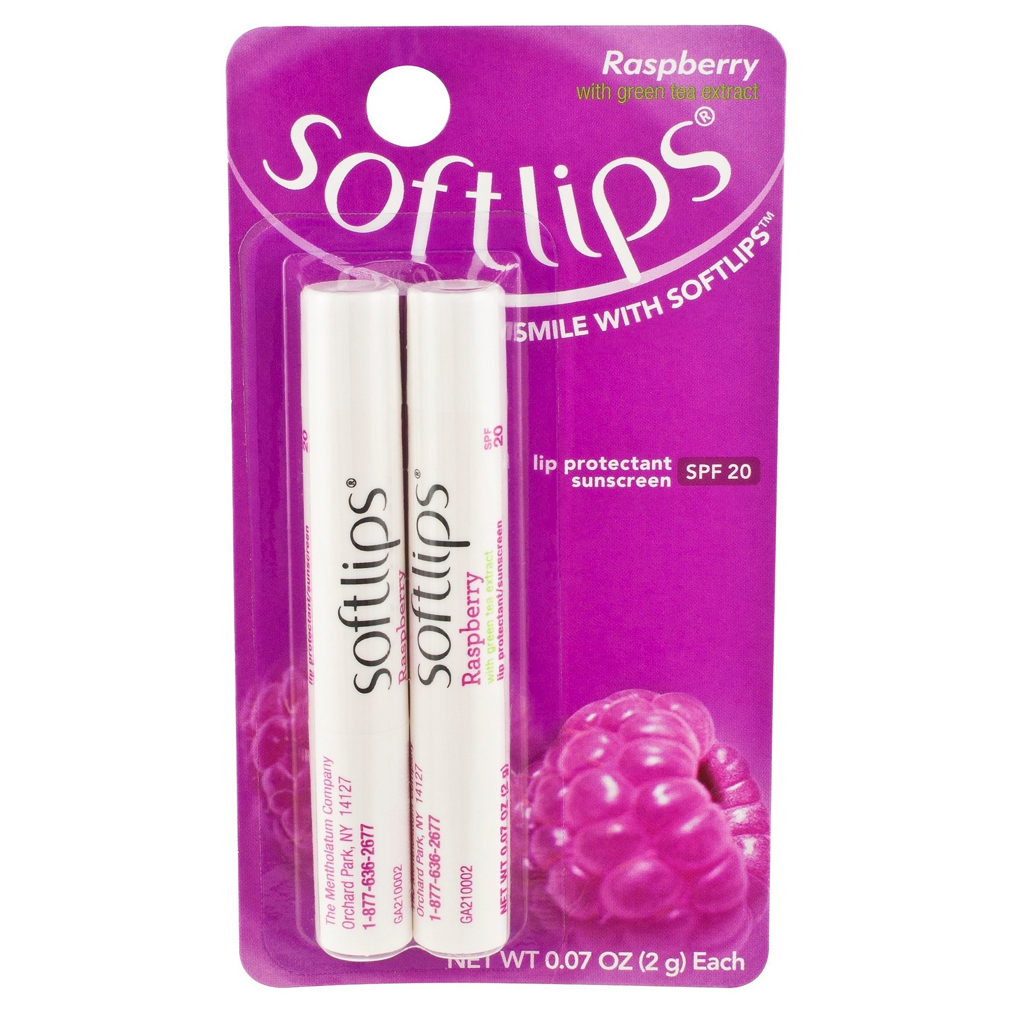 Softlips Lip Balm with Spf 20 - Raspberry