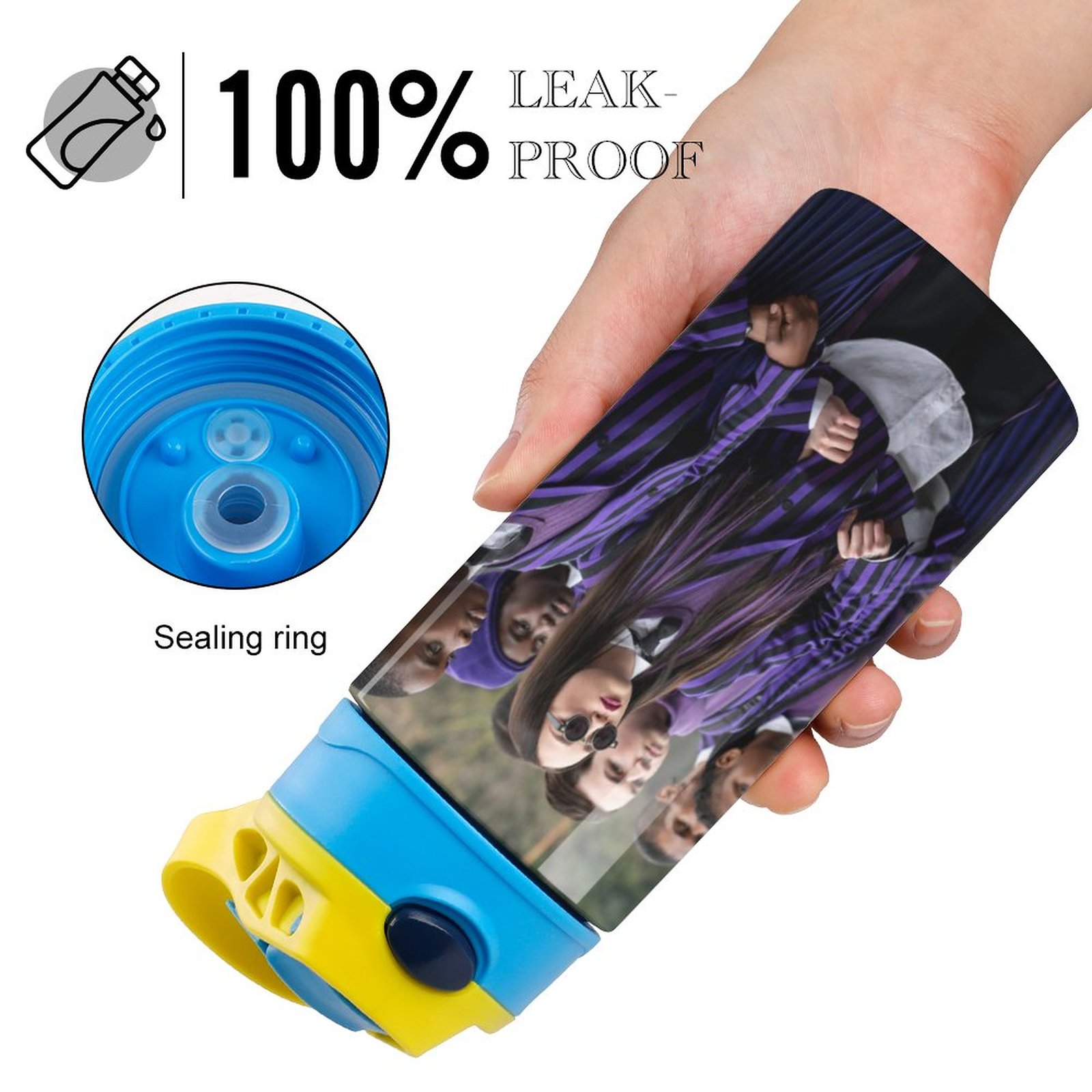 Wednesday Characters Children's Water Bottle Vacuum Insulated Stainless Steel Cup With Straw Toddler Thermoses