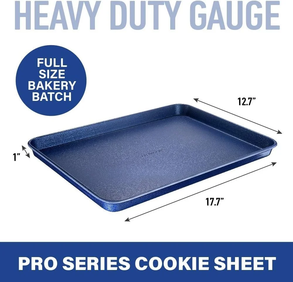Granitestone Ultra Non-Stick Baking Sheet, Blue, 17.7 x 12.7 in