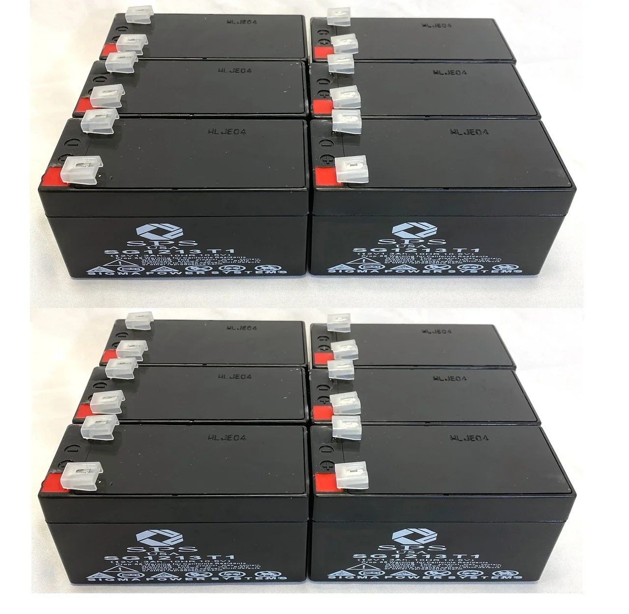 SPS Brand 12V 1.3Ah Replacement Battery (SG1213T1) for Douglas DG12-1.2 (12 Pack)