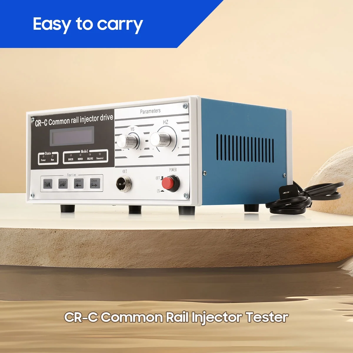 NICCOO CR-C Common Rail Injector Tester Common Rail Injector Testing Machine Diesel Injector Drive Fuel Repair Tool AC110V