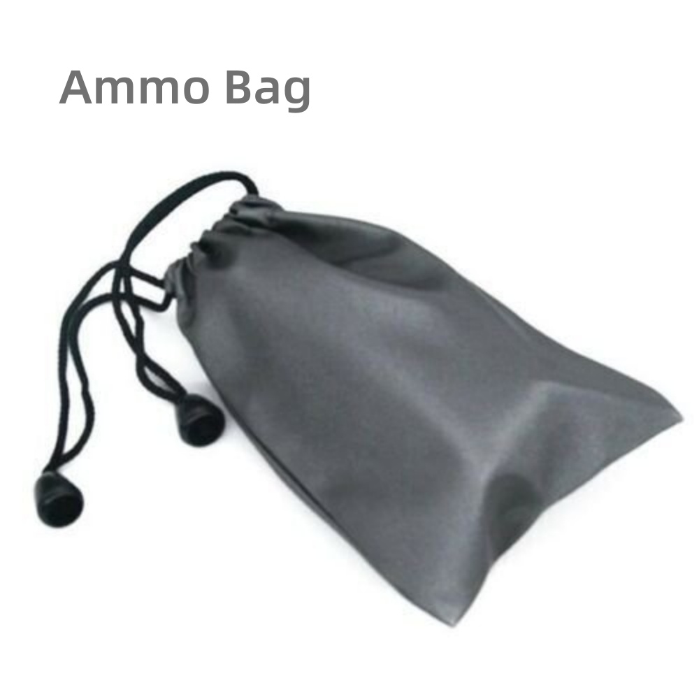 1000  Steel Slingshot Ammo Balls 7mm/0.28 inch With 2 Replacement Rubber Bands And Magnetic Finger Ring Ammo Bag