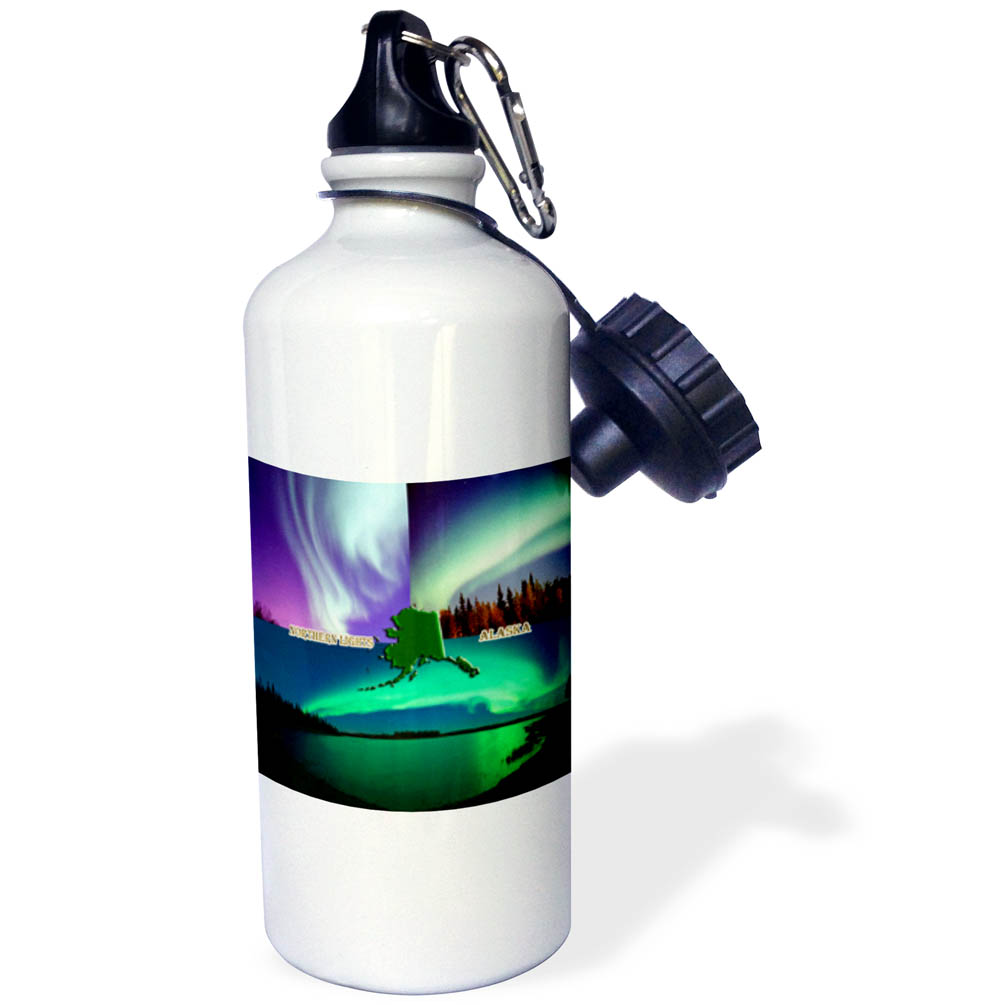 Northern Lights Collage 21 oz Sports Water Bottle wb-47303-1