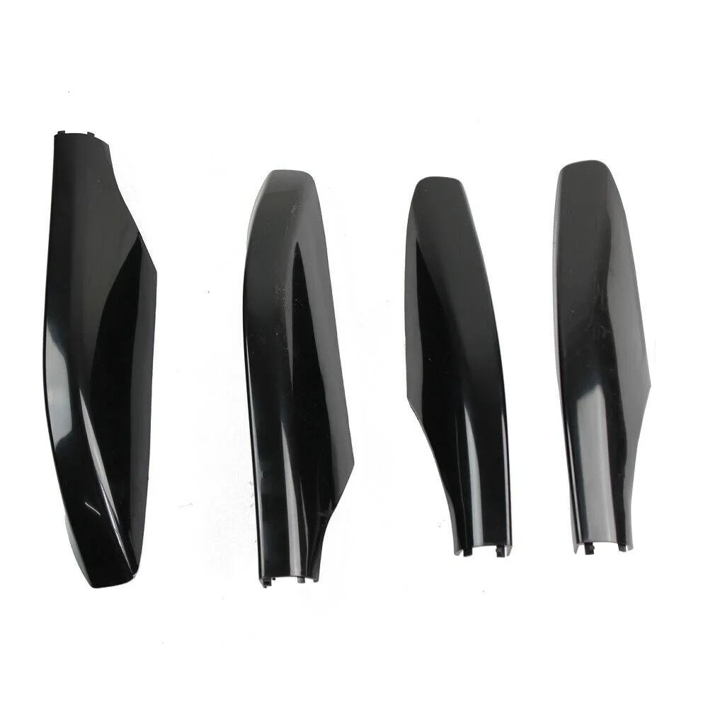 4packs Roof Rack Cover Rail End Shell Cap For Toyota Prado 2003-2009 2.7L 4.0L Black Roof Rack Rail End Cover Shell 4PCS For Toyota Prado FJ120 2.7 4.0 2003-09 Roof Rails End Rack Cover