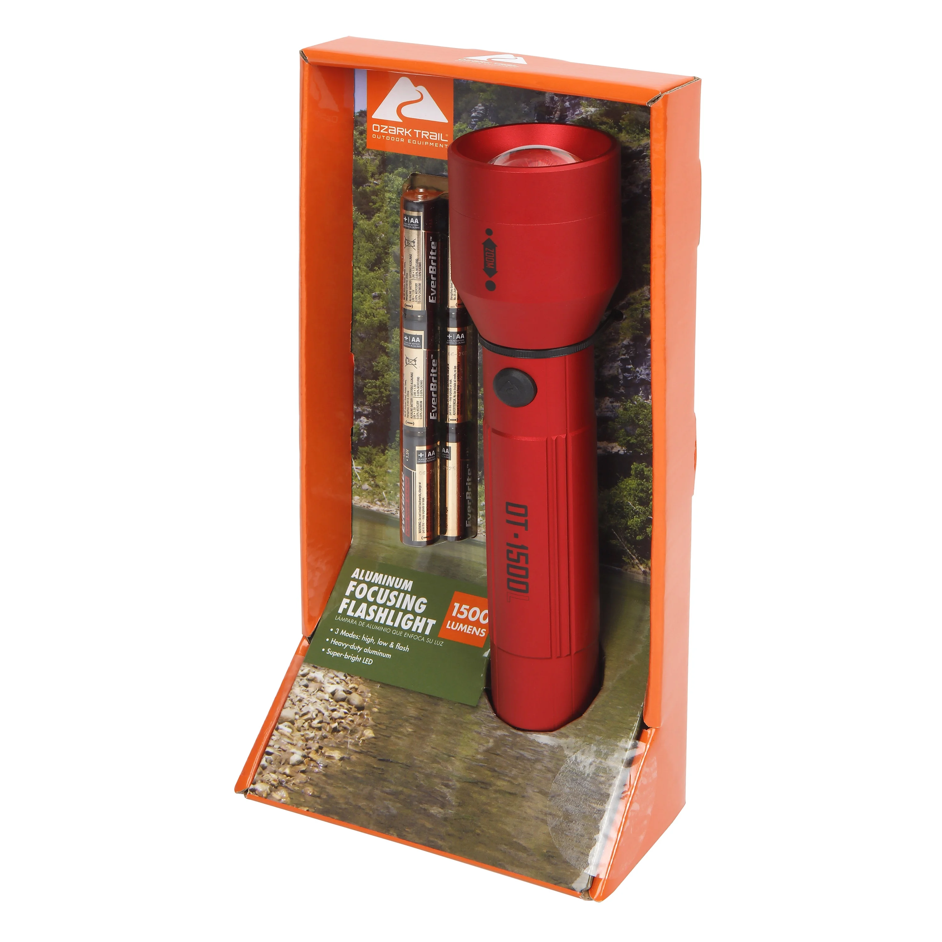 Ozark Trail LED 1500 Lumens Flashlight