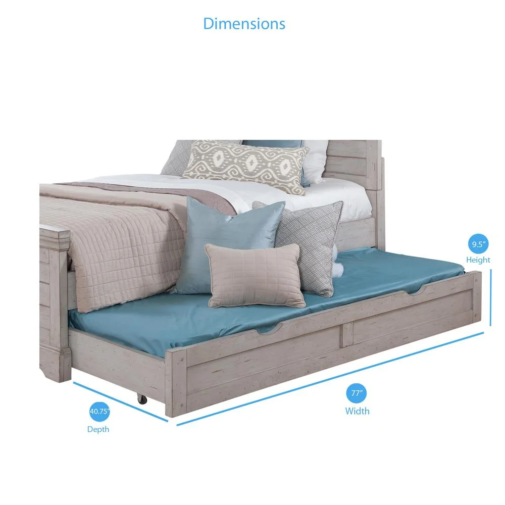 American Woodcrafters Stonebrook Trundle Unit (optional)