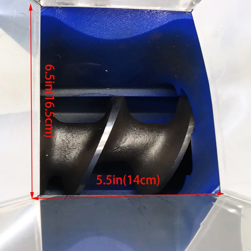 TECHTONGDA Electric Meat Grinder Fish Chicken Bones Crusher Stainless Steel Feed Processer 220V 4KW