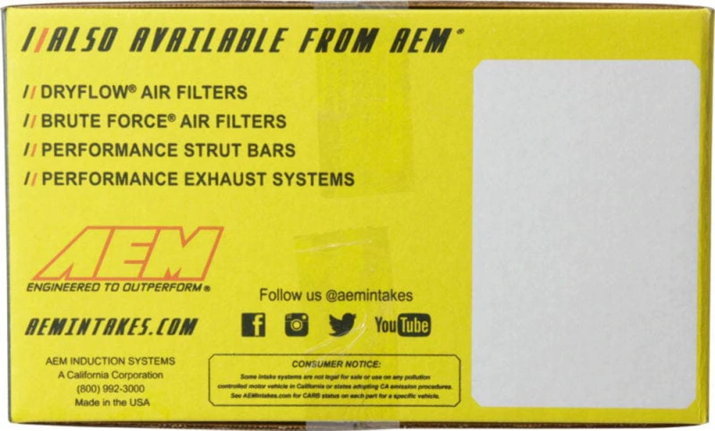 AEM 21-474B Blue Cold Air Intake System Fits select: 2002-2005 SUBARU IMPREZA, 2005 SAAB 2023-09-02 00:00:00