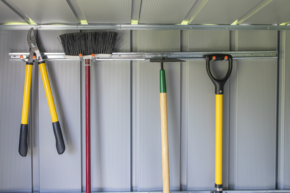 ARROW SHEDS TH100 Tool Hanging Kit, Steel, Gray, Unassembled