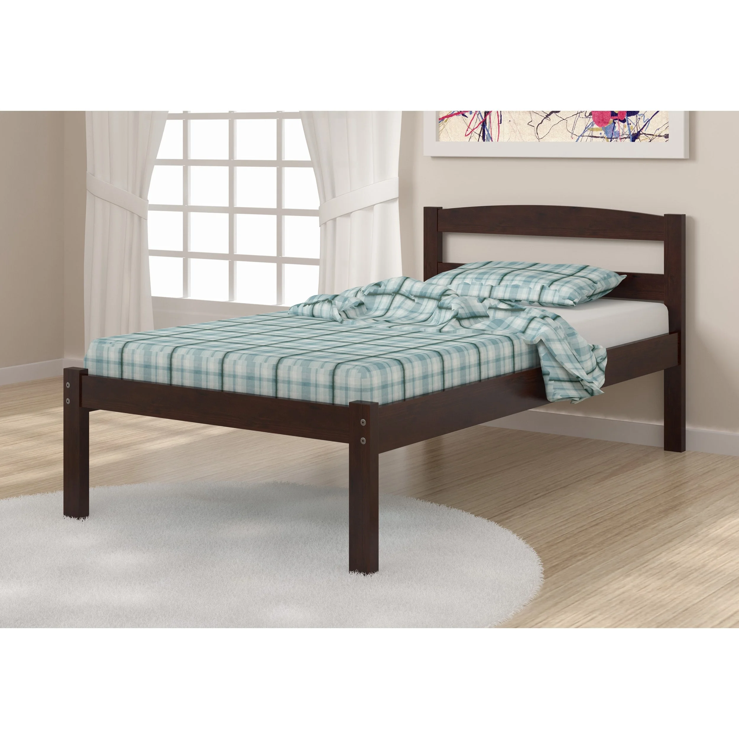 Pivot Direct PD-575FCP Full Size Econo Bed in Dark Cappuccino