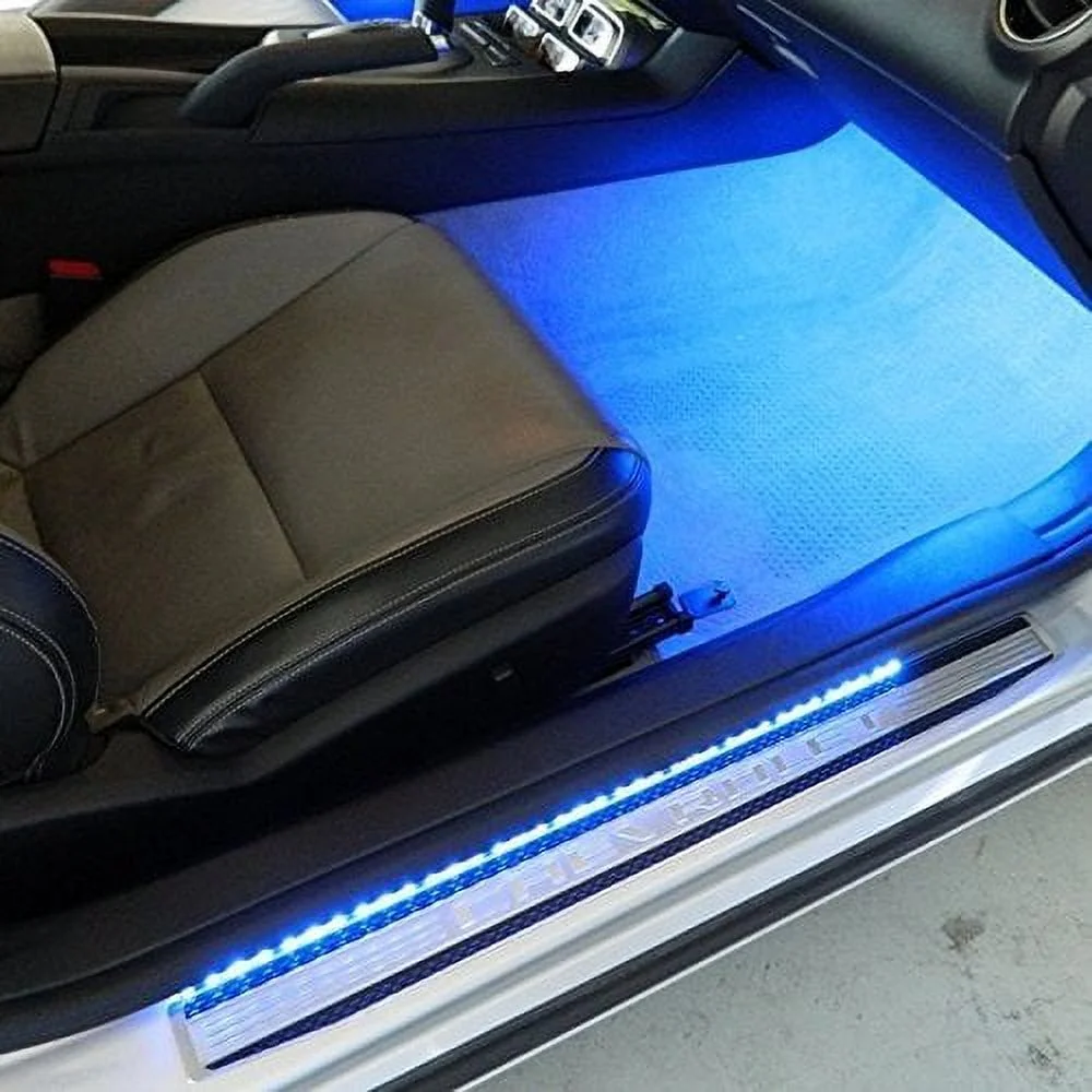 2010-2016 Camaro Door Sill Plates Led Lighting Kit White