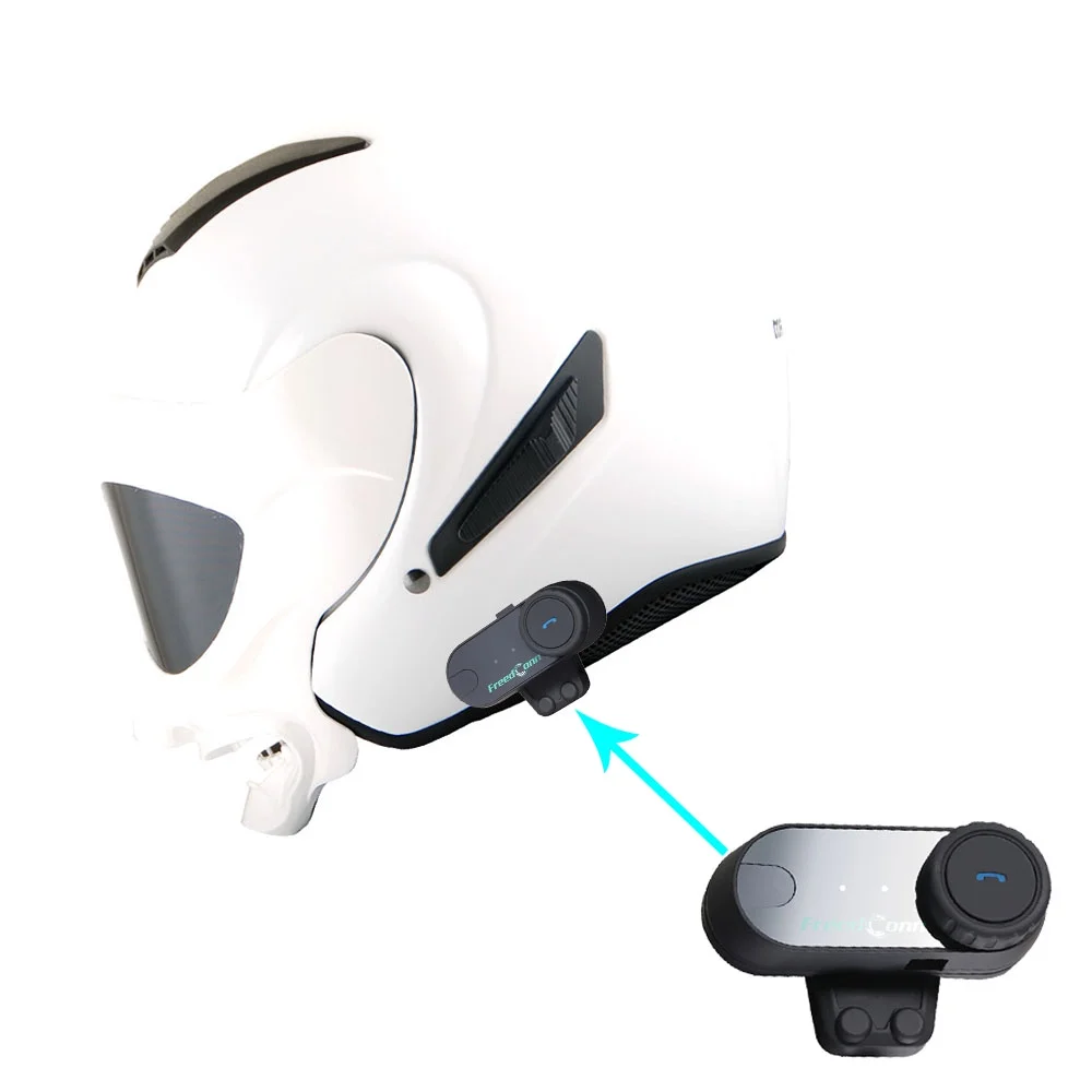 Martian Motorcycle Open Face Fiber Glass Dual Visor Helmet HB_609 Scooter Classical Knight Bike + Motorcycle Bluetooth Headset: Samurai Glossy White