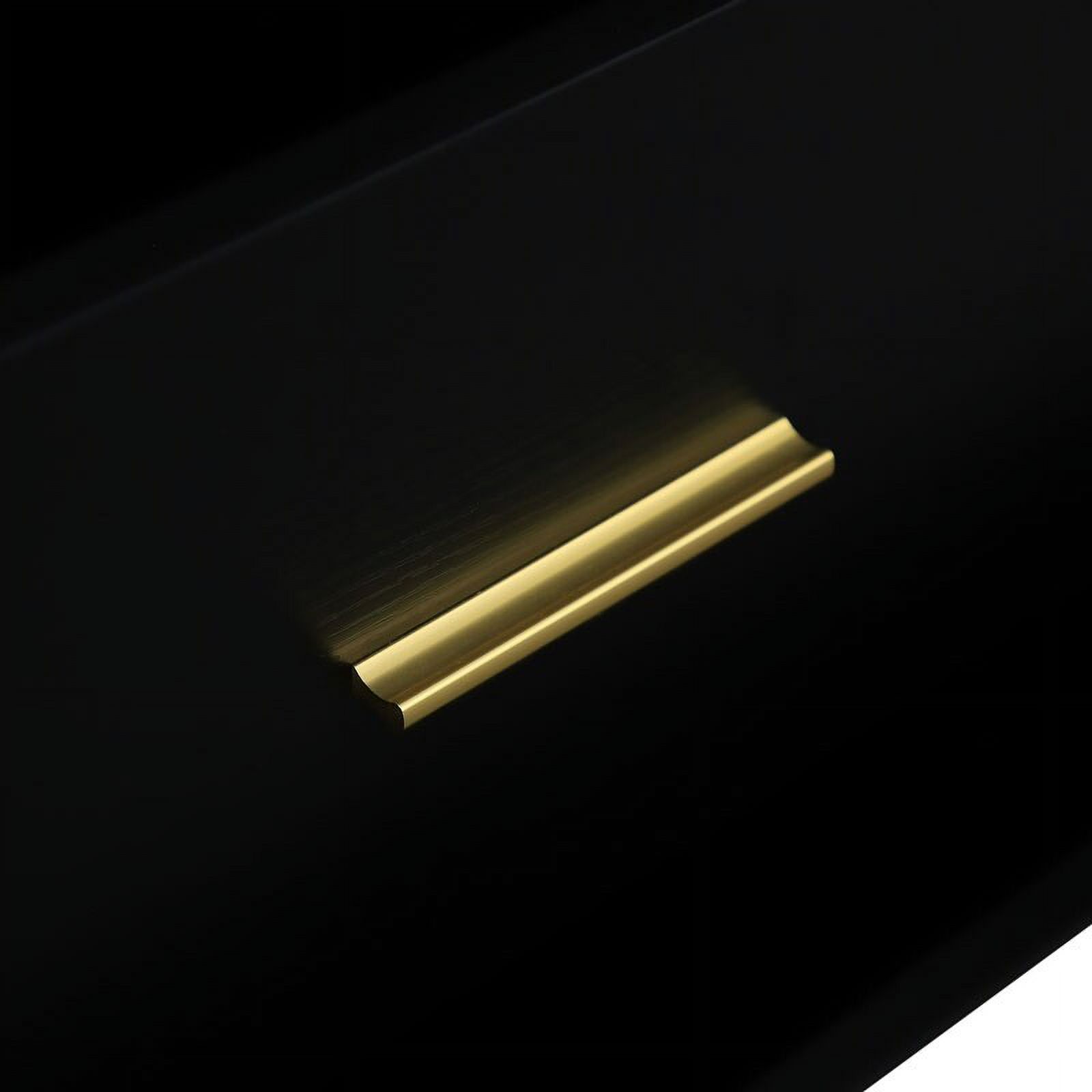 BESTCOSTY Modern Black 6-Drawer Dresser