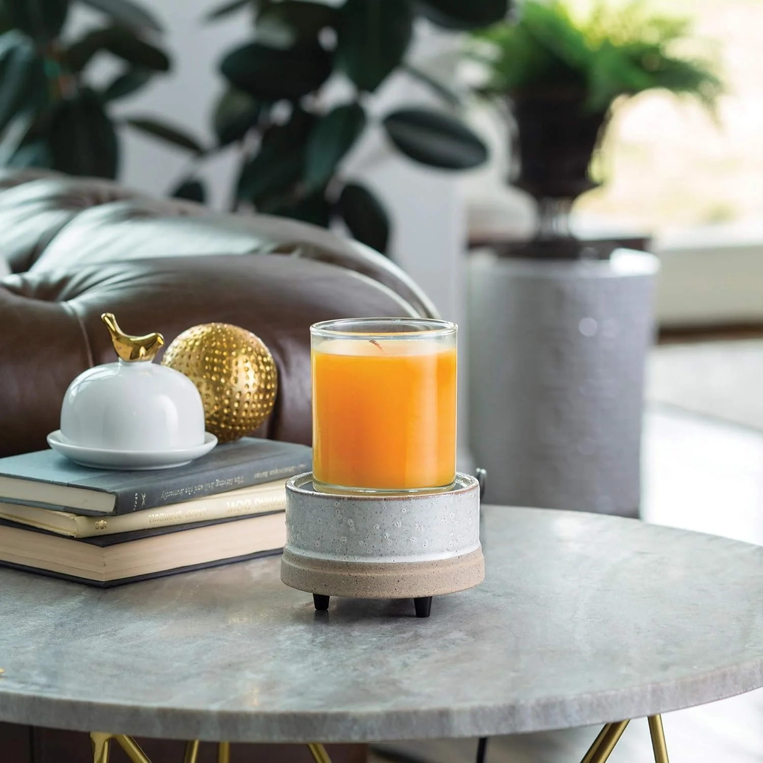 2-in-1 Fragrance Warmers, Rustic White