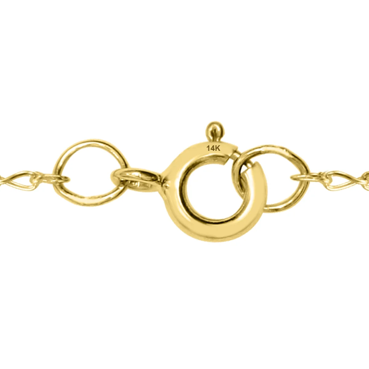 SZUL Women's 3/4 Carat Diamond Bezel Pendant in 14K Yellow Gold