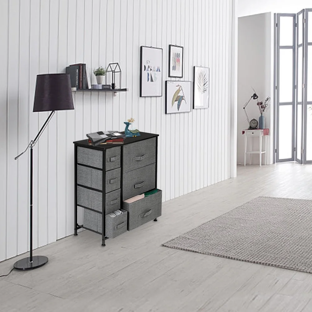 Inq Boutique Dresser With 7 Drawers - Furniture Storage Tower Unit For Bedroom, Hallway,