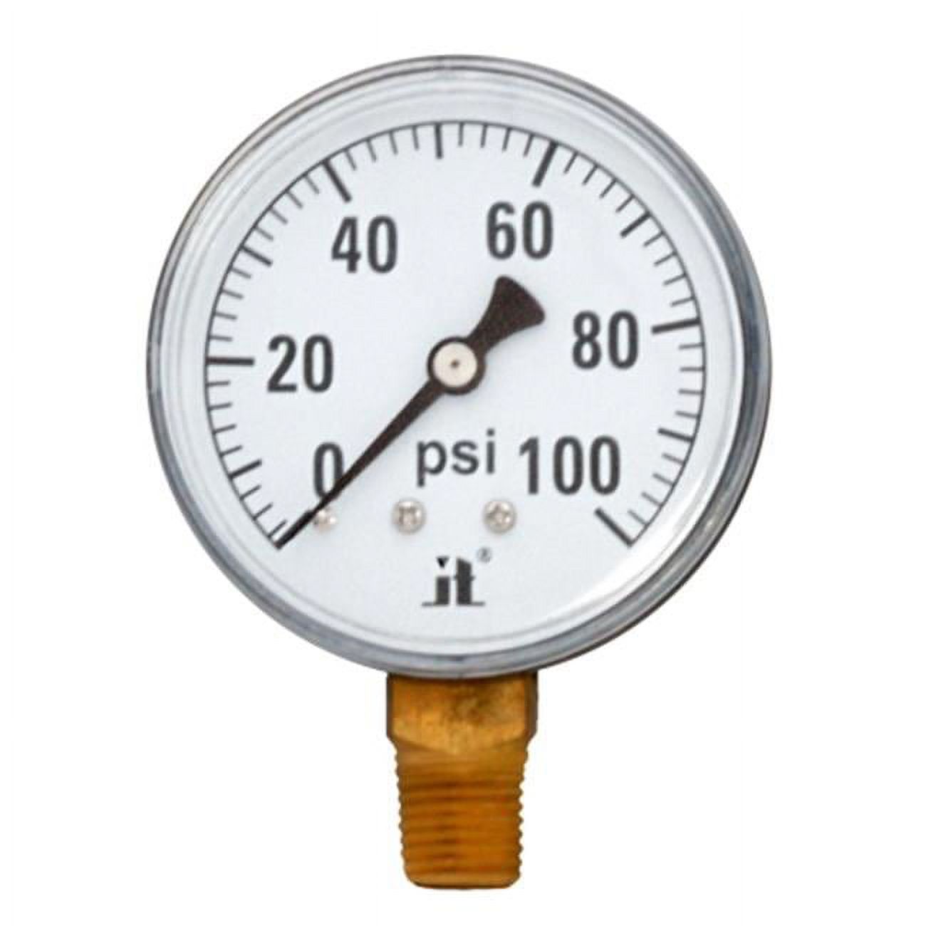 Dry Air Pressure Gauge 0-100 Psi, Box of 10