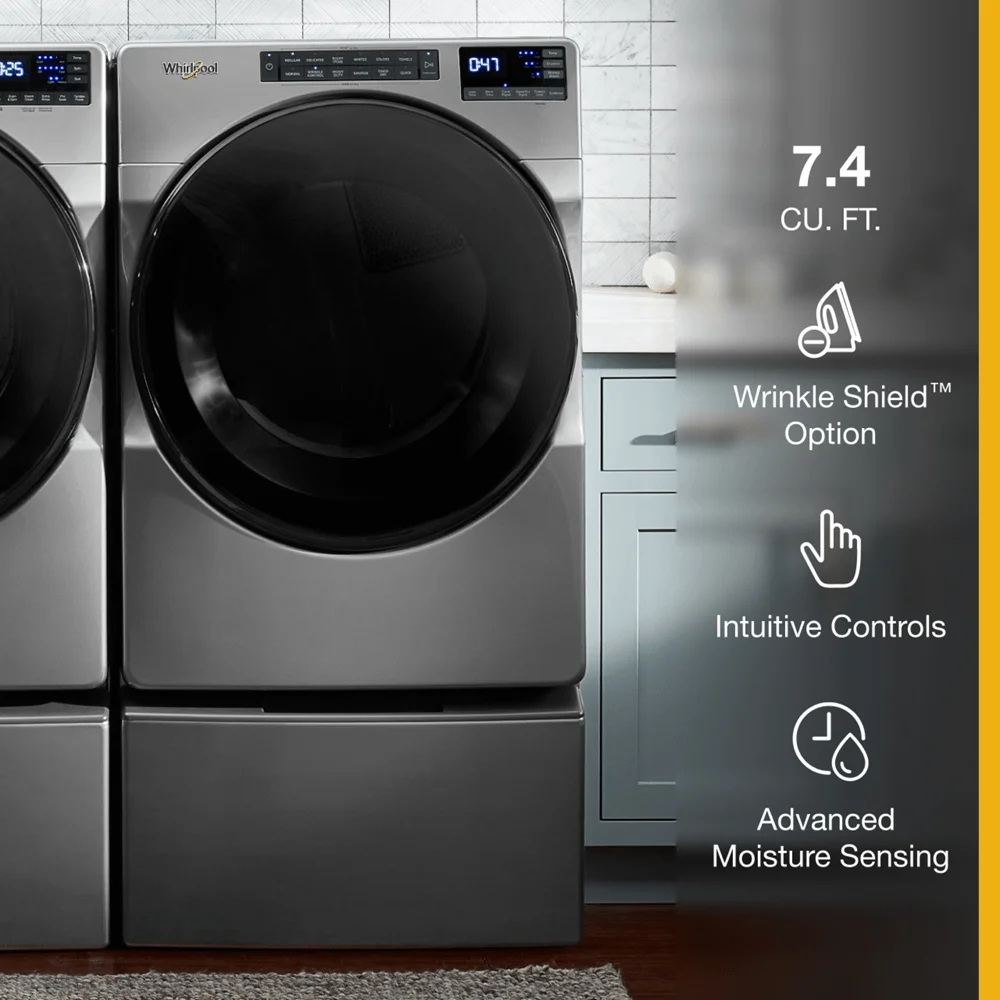 WHIRLPOOL WGD5605MC  FRONT LOAD GAS DRYER White