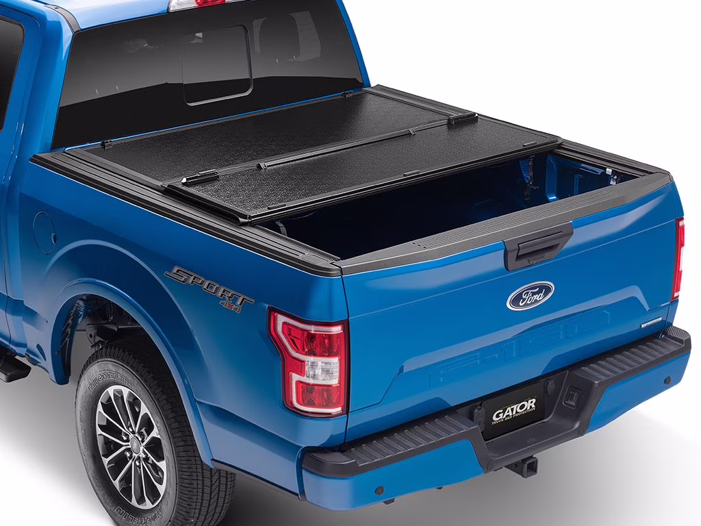 Gator by RealTruck EFX Hard Tri-Fold Truck Bed Tonneau Cover | GC24029 | Compatible with 2021 - 2023 Ford F-150 5' 7
