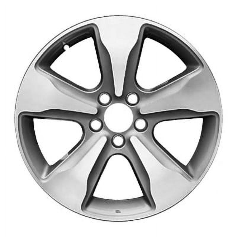 KAI 18 X 8 Reconditioned OEM Aluminum Alloy Wheel, Machined and Medium Charcoal Metallic, Fits 2014-2016 Acura MDX