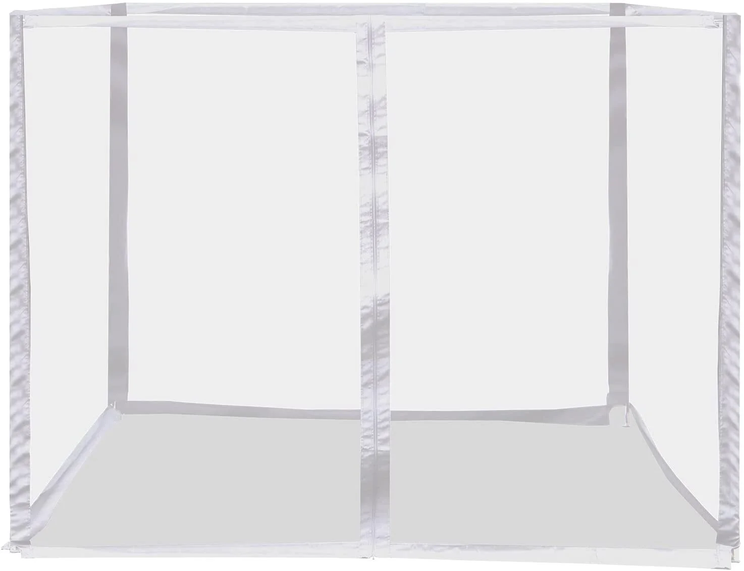 Ainfox Mosquito Netting Mesh Sidewalls Replacement for 10'x10' Pop up Canopy Tent or Gazebo, White
