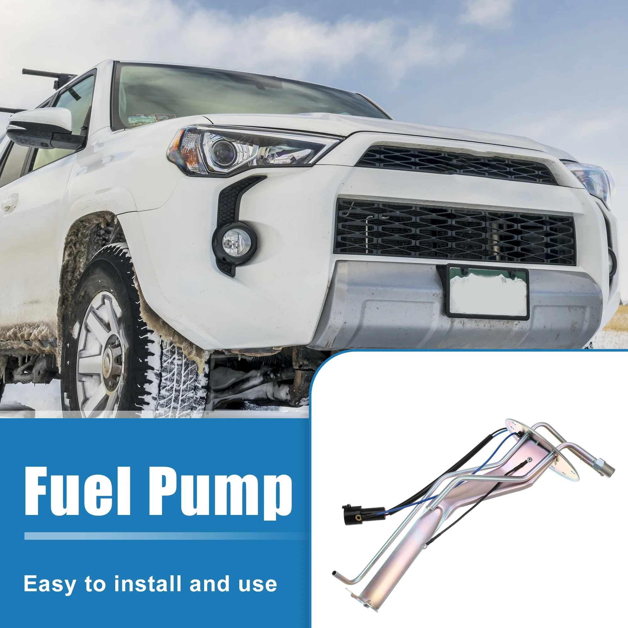 Car Electric Fuel Pump Replace Metal Plastic 23206-35121 for Toyota 4Runner A/T Base 1986-1988