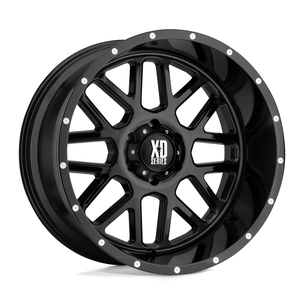 Xd Xd820 Grenade 18X9 8X165.1 -12Et 125.5Cb Gloss Black Wheel