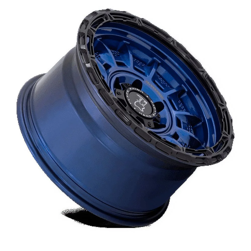 Black Rhino Cast Aluminum Rim BR002 20X10 8X180 CB-BLU BLK-LP -18MM, BR002LB20108818N