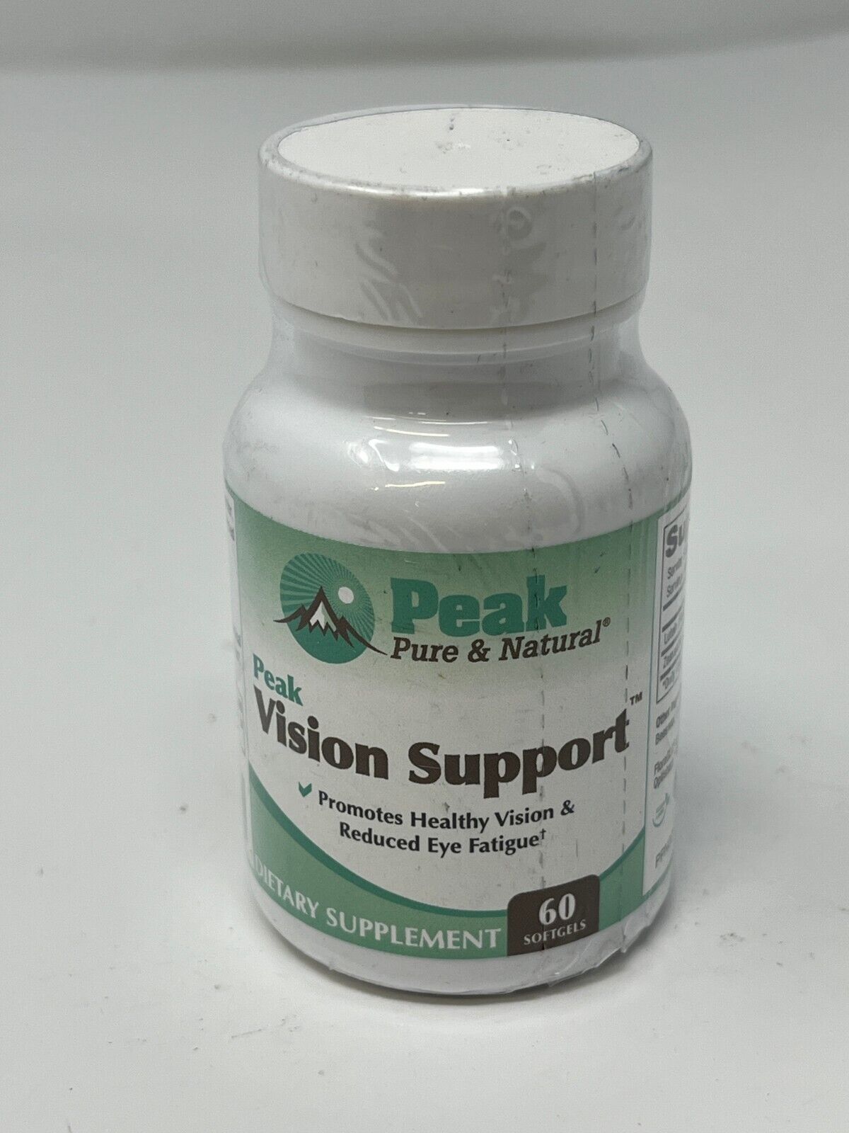 Peak Pure & Natural Peak Vision Support Supplement EXP 08/24 New