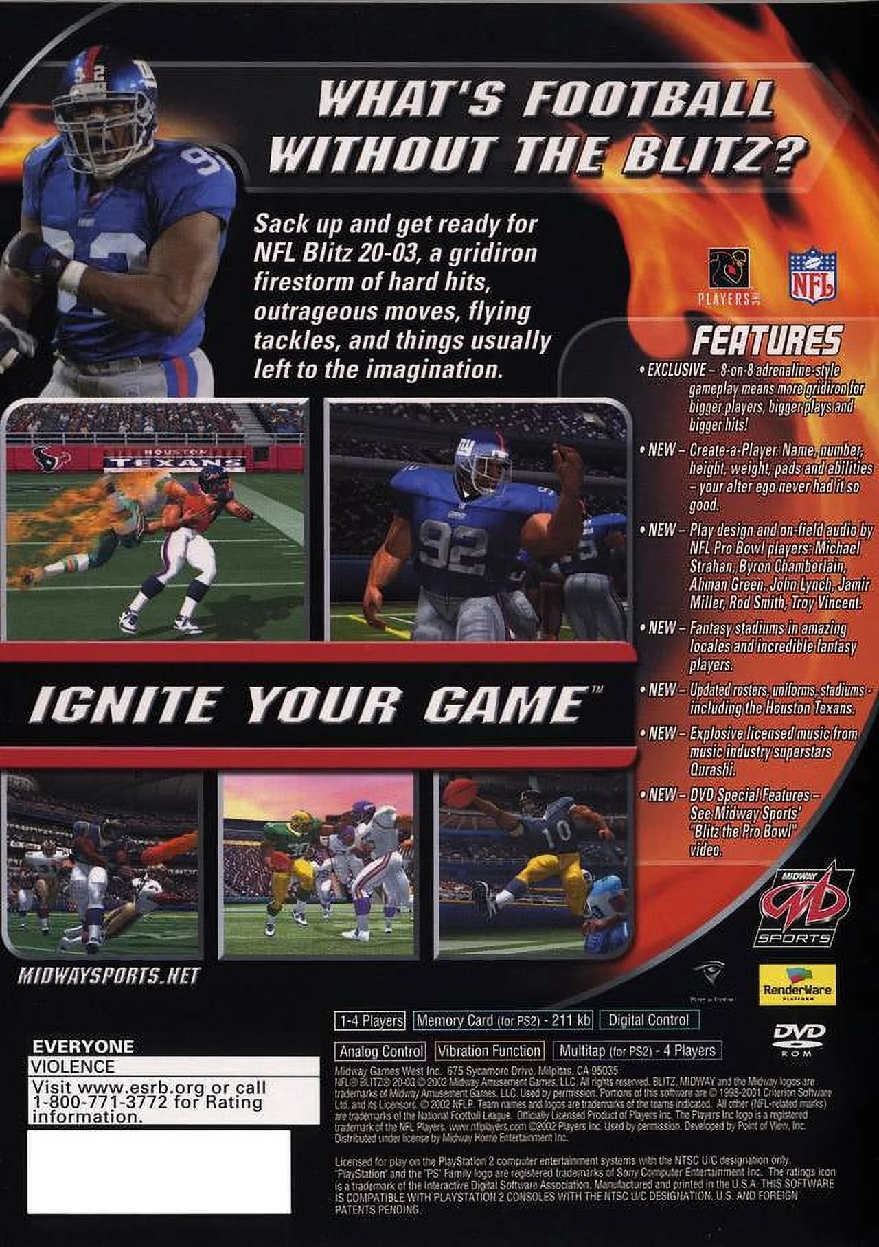 NFL Blitz 2003 (PlayStation 2)