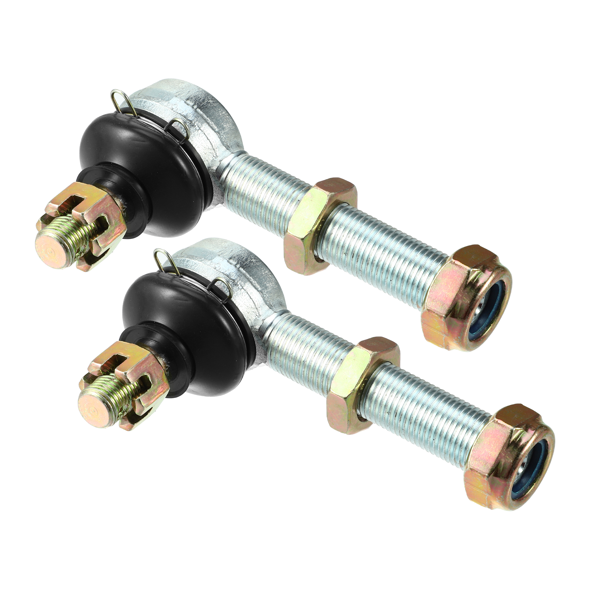 Unique Bargains 2 Set 12x10mm Diameter Tie Rod End Ball Joint Fit for 150cc 250cc Quad Dirt Bike ATV Go Kart Dune Buggy